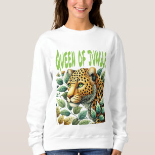 Queen of oerwoud sweatshirt voor dames