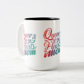 Queen of Our Hearts Maman Mug à deux tons (Devant gauche)