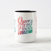 Queen of Our Hearts Maman Mug à deux tons (Centre)