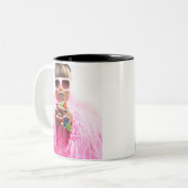 Queen of Rings-Mokken Tweekleurige Koffiemok (Voorkant links)