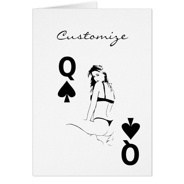 Queen of Spades bikini girl Thunder_Cove (Devant)