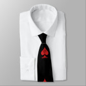 Queen of Spades Cravate Red sur Black QoS Dreams (Attaché)