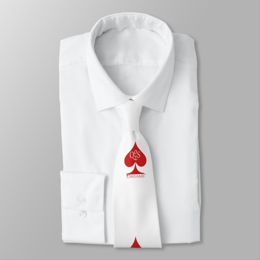 Queen of Spades Cravate Rouge sur les Rêves QoS bl (Attaché)
