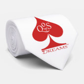 Queen of Spades Cravate Rouge sur les Rêves QoS bl (Roulé)