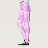Queen of Spades Leggings Coqueteuses roses mignonn (Gauche)