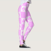 Queen of Spades Leggings Coqueteuses roses mignonn (Droite)