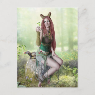 Queen of Spring Briefkaart