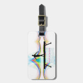 Queen of the Beam Gymnastics Bagagelabel (Voorkant verticaal)