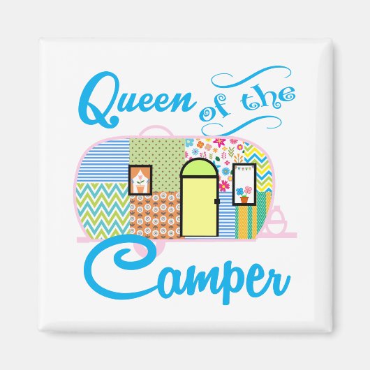 Queen of the Camper Magnets (Devant)