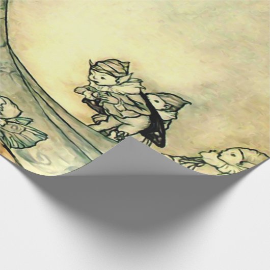 "Queen of the Fairies" van Arthur Rackham Cadeaupapier (Hoek)