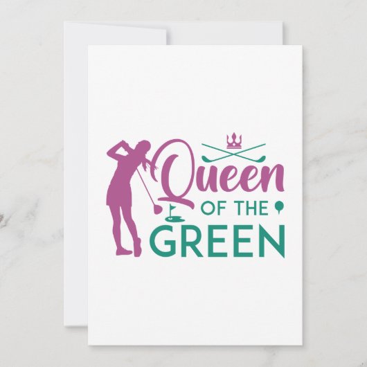 Queen Of The Green Bedankkaart (Voorkant)