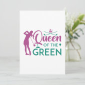 Queen Of The Green Bedankkaart (Staand voorkant)