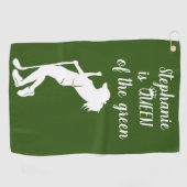 Queen Of the Green Golf Golf pour sa serviette de  (Horizontal)
