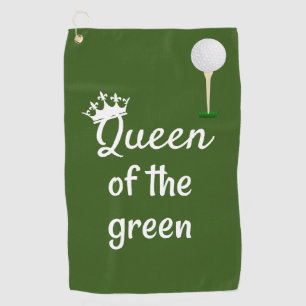 Queen Of the Green Golf Golfsport voor Haar Golfhanddoek