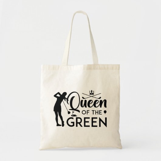 Queen Of The Green Tote Bag (Voorkant)