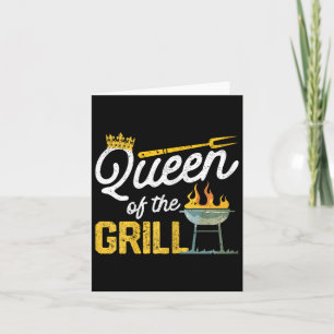 Queen of the Grill Grappig gerookt vlees BBQ Smoke Kaart