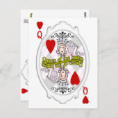 Queen of the House Briefkaart (Voorkant / Achterkant)