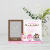 Queen of the Jungle & Friends Invitation d'anniver (Debout devant)