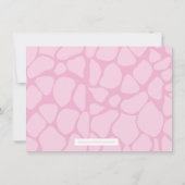 Queen of the Jungle & Friends Invitation d'anniver (Dos)