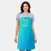 Queen of the Kitchen Turquoise tablier dégradé (Porté)