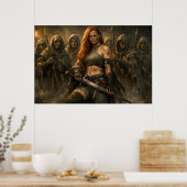 Queen of the Lepers Poster (Keuken)