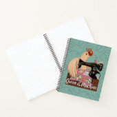 Queen of the Machine Chicken Spiral Carnet (Intérieur)