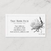 Queen of the Night 名刺 Visitekaartje (Achterkant)