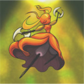 Queen of the Skarr Sticker (Voorkant)