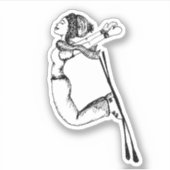 Queen of the Slopes - Sticker (Devant)