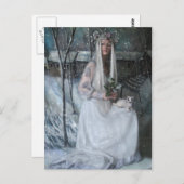 Queen of Winter Briefkaart (Voorkant / Achterkant)