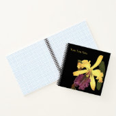 Queen Orchid zwart Notitieboek (Binnen)