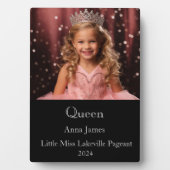 Queen Pageant Plaque Fotoplaat (voorkant)
