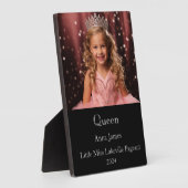 Queen Pageant Plaque Fotoplaat (Zijkant)