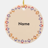 Queen Personnalisée ne sert aucun ornement (Dos)