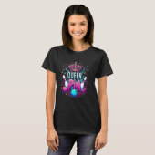 Queen Pin Shirt Bowler Bowling League For Bowling  (Voorkant volledig)