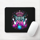 Queen Pin Shirt Bowler Bowling League For Bowling  Muismat (Met muis)