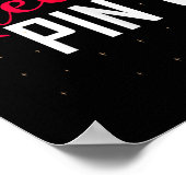 Queen Pin Shirt Bowler Bowling League For Bowling Poster (Hoek)