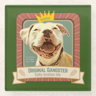 Queen Sally Beer Label Onderzetter