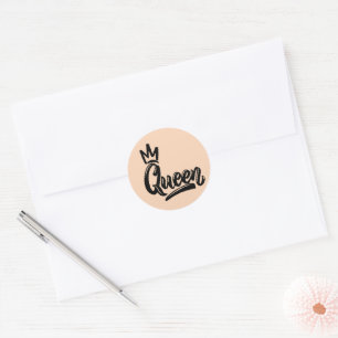 Queen self-love citeert vierkant sticker