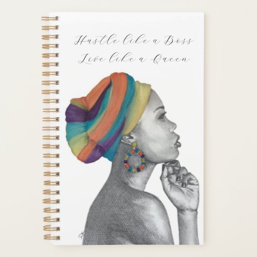 Queen Spiral Planner (Voorkant)