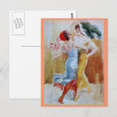 Queen Tango Briefkaart (Voorkant / Achterkant)