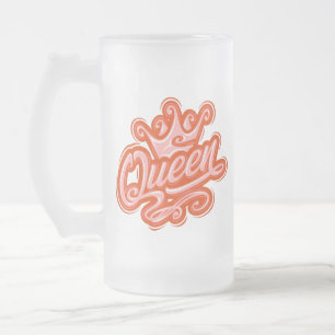 Queen Typography Design Matglas Bierpul