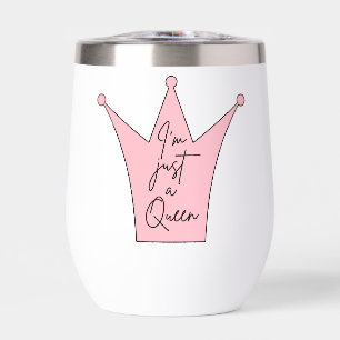Queen Vibes Wine Tumbler - Je ne suis qu'une reine