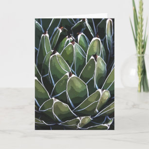 Queen Victoria agave notecard Kaart
