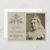 Queen Victoria Briefkaart (Voorkant / Achterkant)