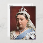 Queen Victoria Briefkaart (Voorkant / Achterkant)