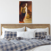 Queen Victoria (door Thomas Sully) Canvas Afdruk (Insitu (Slaapkamer))
