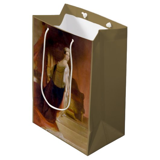 Queen Victoria (door Thomas Sully) Medium Cadeauzakje (Voorkant Gekanteld)