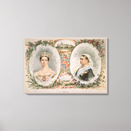 Queen Victoria Golden Jubilee Poster Canvas Afdruk