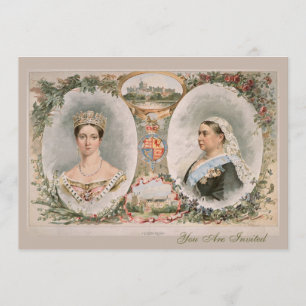 Queen Victoria Golden Jubilee Poster Kaart